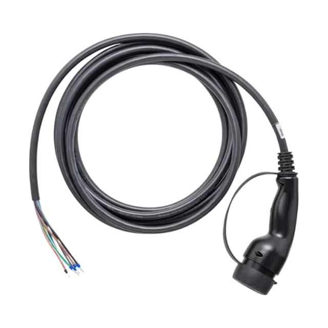 Ratio type 2 kabel met open eind – 22 kW – 20 meter